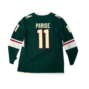 Fanatics NHL Minnesota Wild #11 Parise Hockey Jersey Youth L/ XL